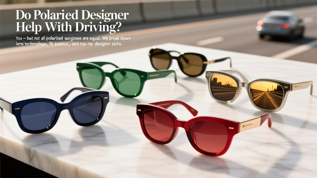 Do Polarized Designer Sunglasses Help With Driving?