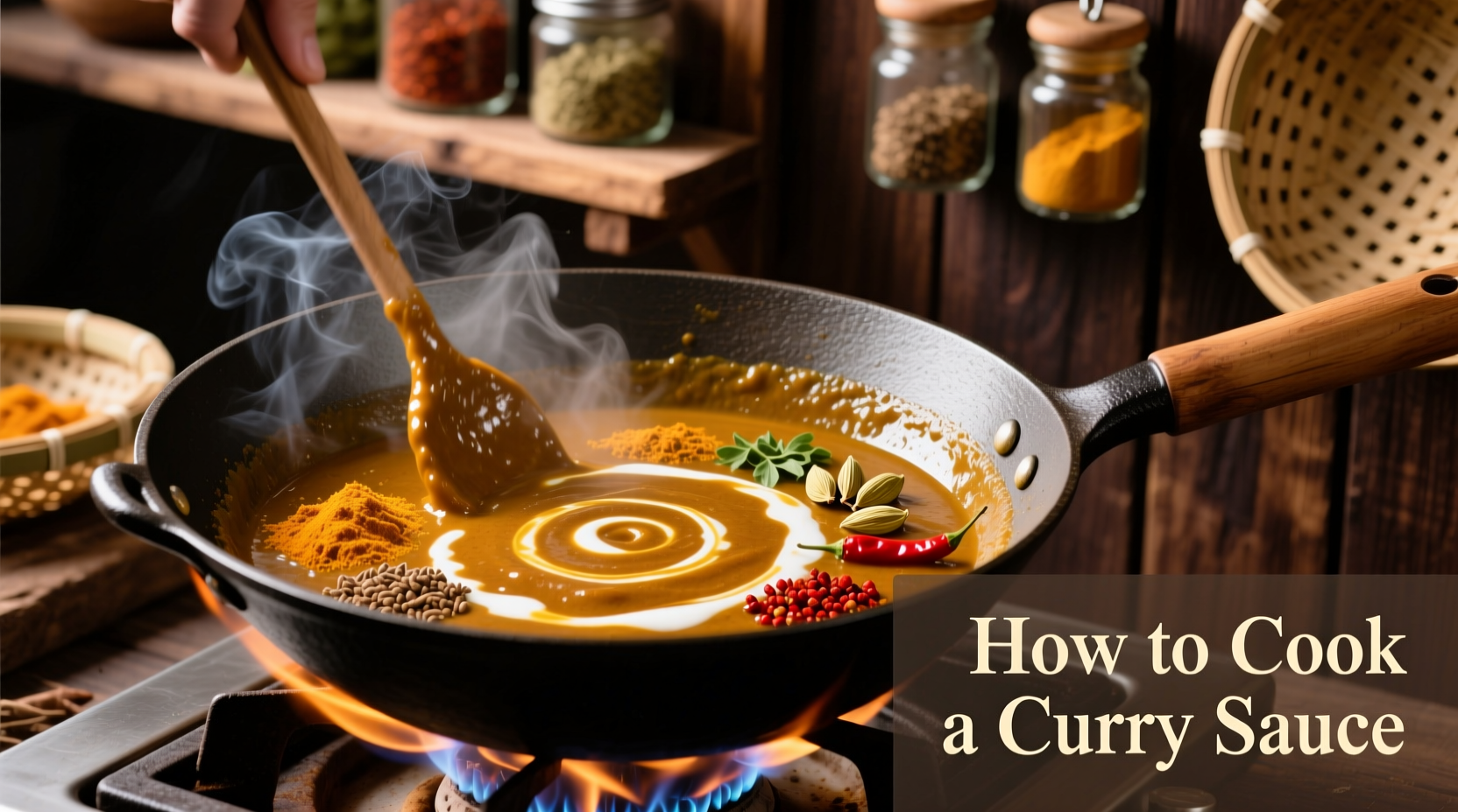 how to cook a curry sauce
