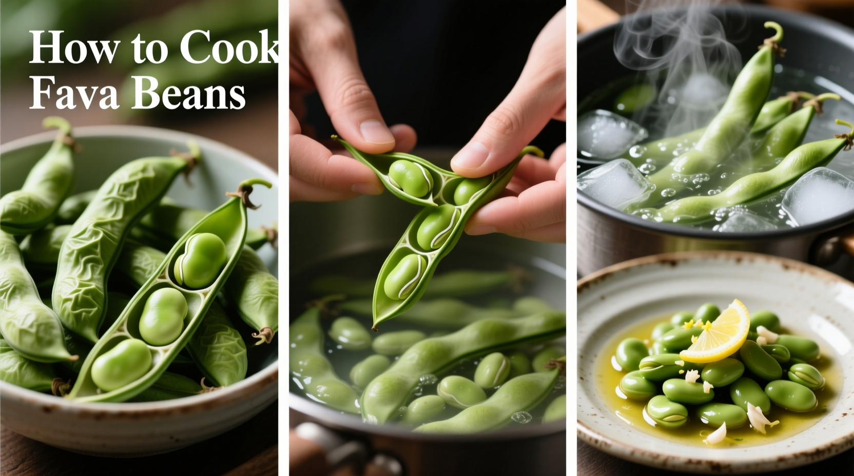 how to cook a fava bean