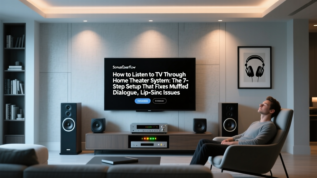 How to Listen to TV Through Home Theater System