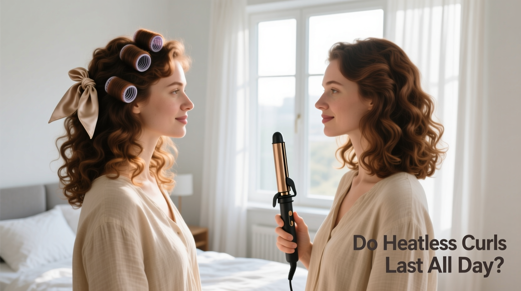 heatless curls vs curling iron do heatless methods actually last all day
