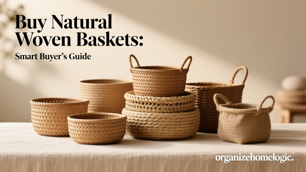 Buy Natural Woven Baskets: Smart Buyer’s Guide