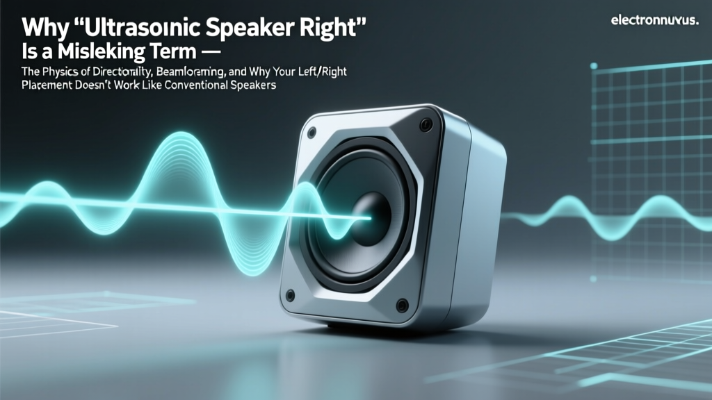 Why 'Ultrasonic Speaker Right' Is a Misleading Term — The Physics of Directionality, Beamforming, and Why Your Left/Right Placement Doesn’t Work Like Conventional Speakers
