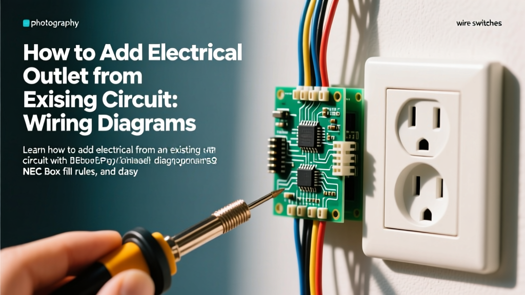 How to Add Electrical Outlet from Existing Circuit: Wiring Diagrams