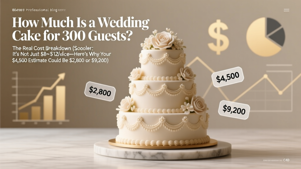 Wedding Cake for 300 Guests: Real Cost Breakdown