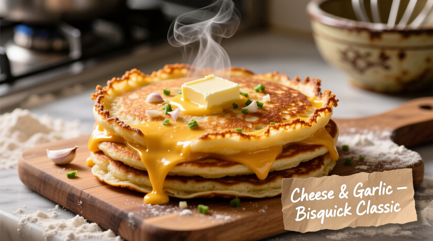 Perfect Bisquick Cheese and Garlic Biscuits Recipe