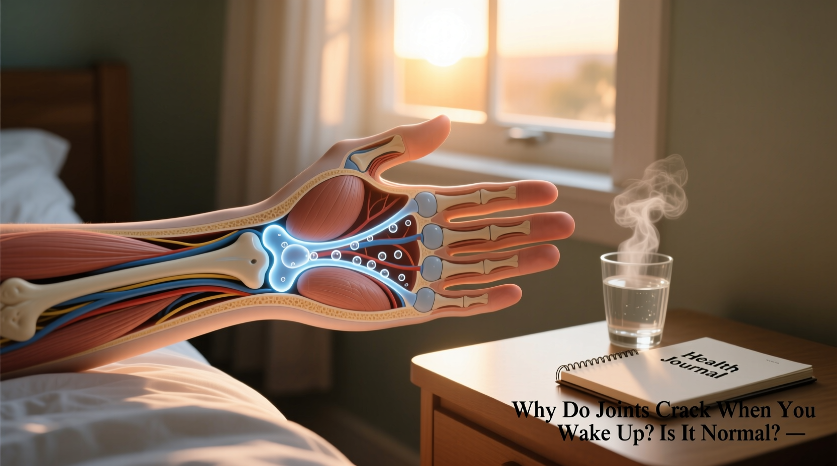 why do my joints crack when i wake up is it normal or a warning sign