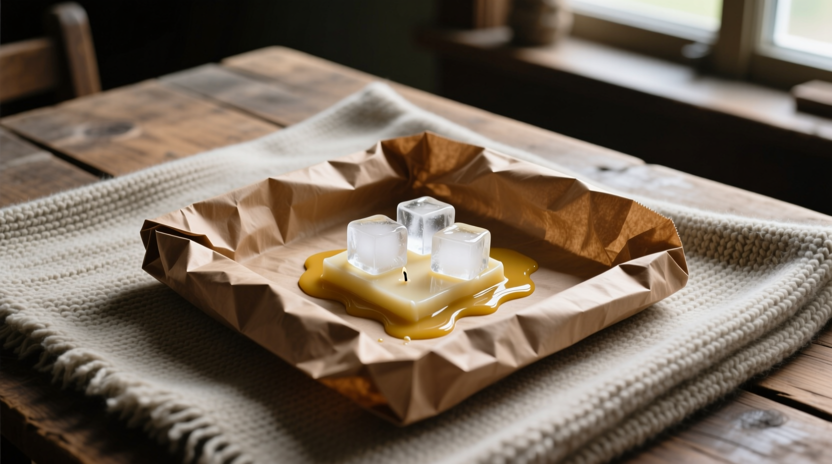 eco friendly wax removal for wool throws