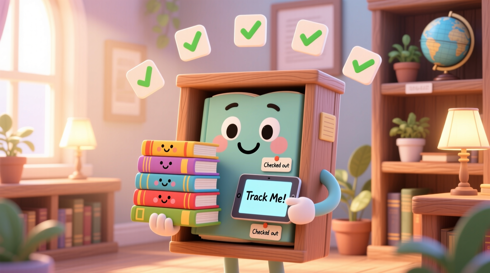 keep tabs on your library books