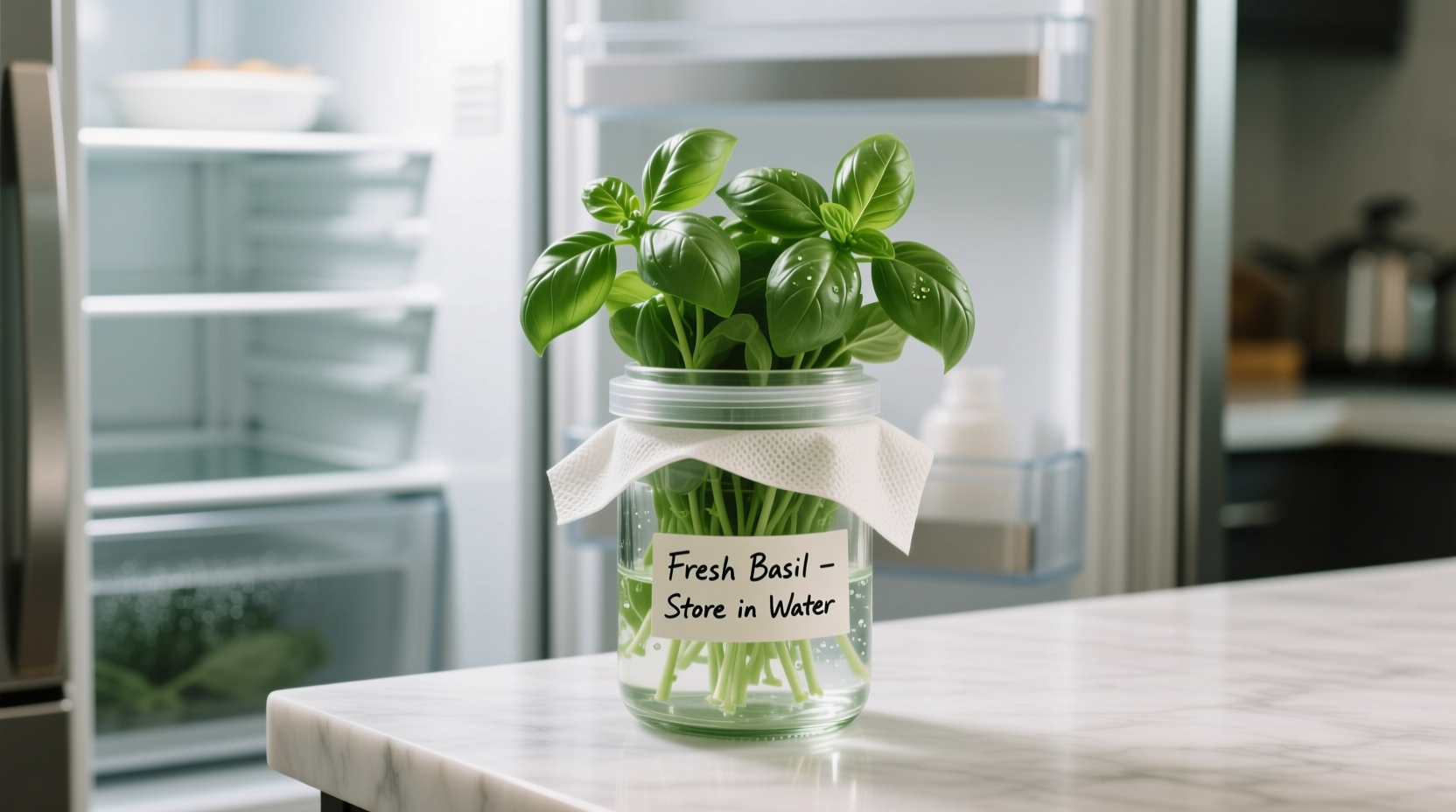 5 Ways to Keep Basil Fresh in Fridge | TheHomeSprouts
