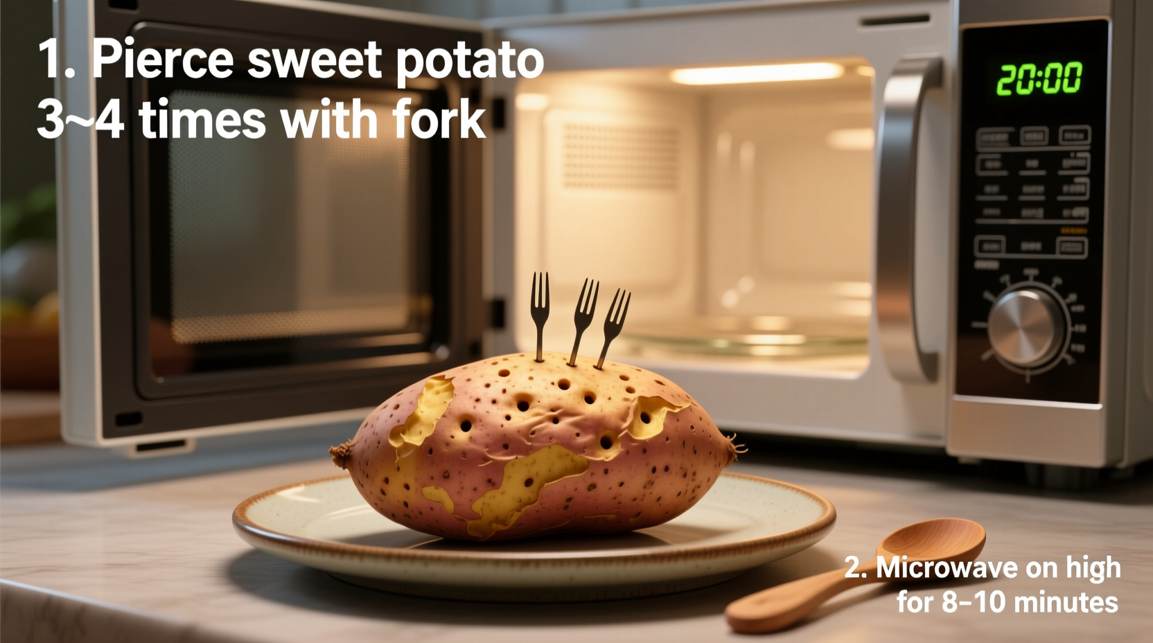 Microwave Sweet Potato: 5-Minute Perfect Method (Step-by-Step)