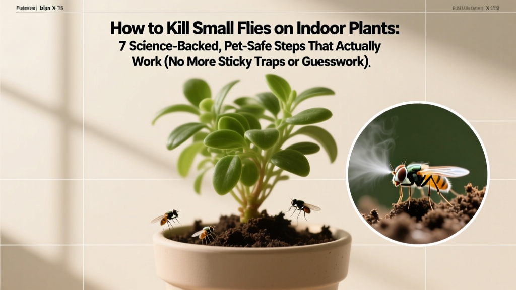 Kill Small Flies on Indoor Plants: 7 Pet-Safe Steps