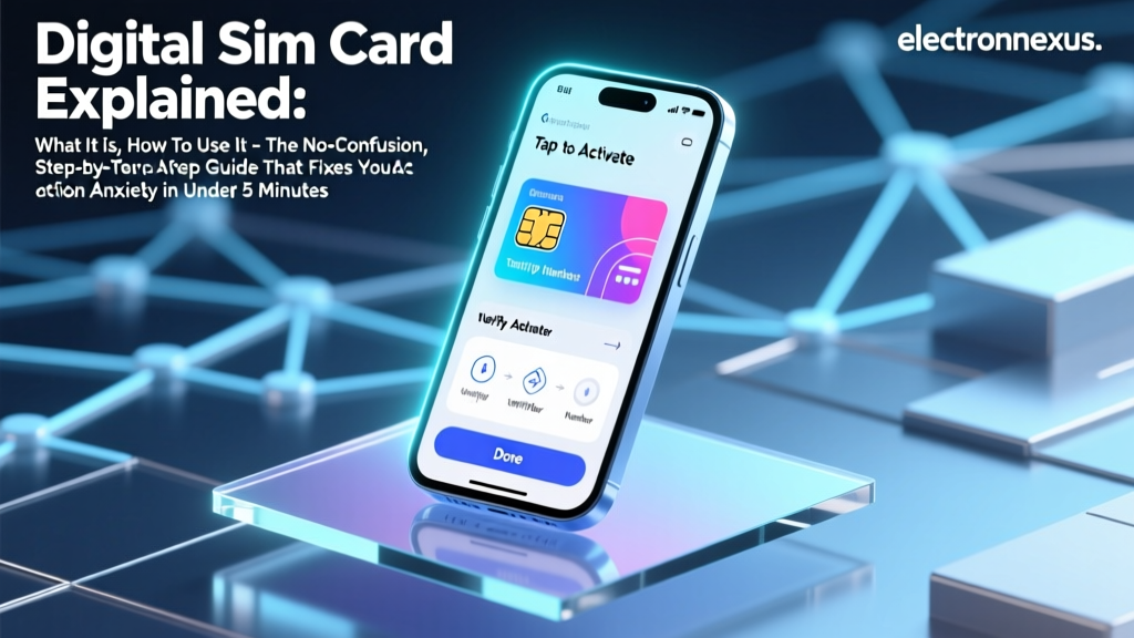 Digital Sim Card Explained What It Is How To Use It: The No-Confusion, Step-by-Step Guide That Fixes Your Activation Anxiety in Under 5 Minutes