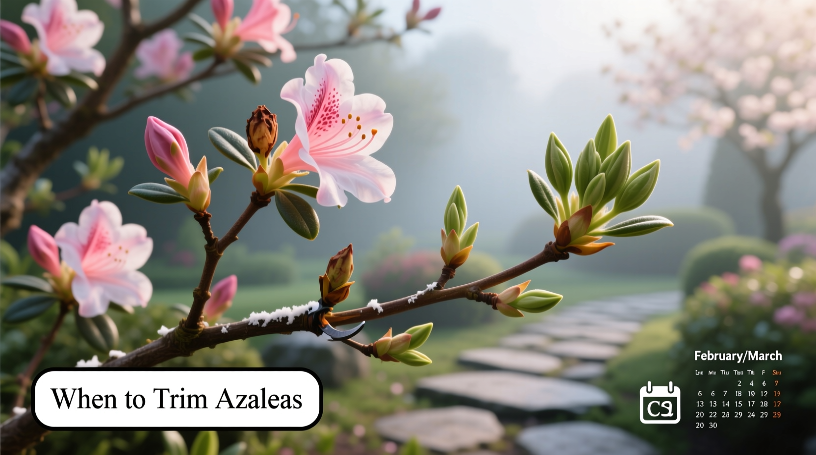 when to trim azaleas