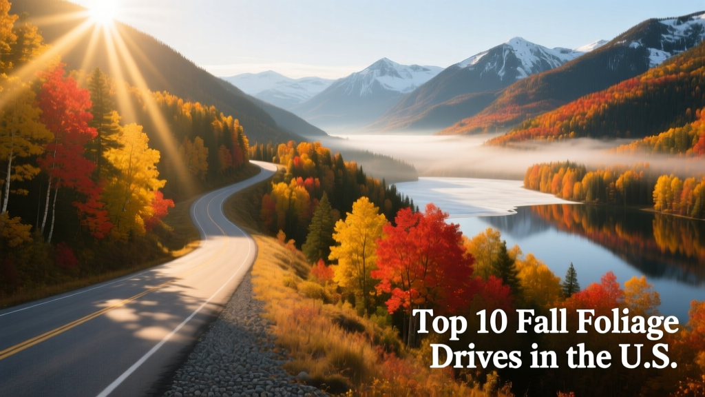 Top 10 Fall Foliage Drives Around the U.S.: Scenic Routes, Peak Timing, and Local Insights