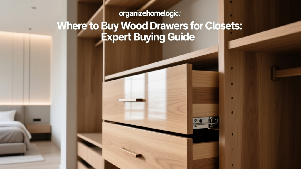 Where to Buy Wood Drawers for Closets: Expert Buying Guide
