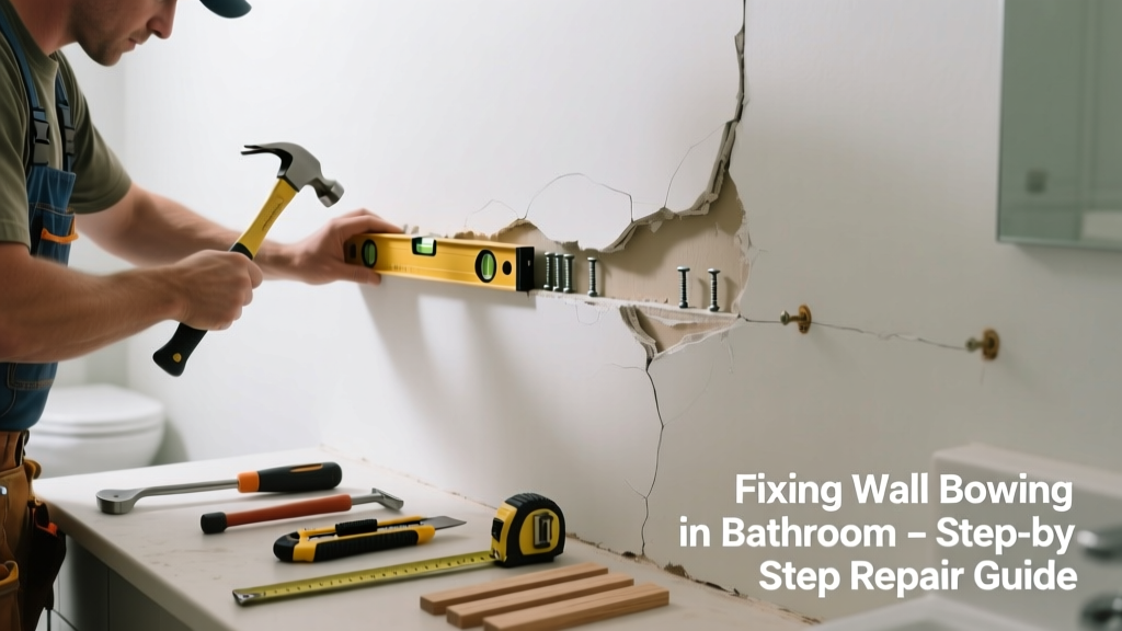 Fixing Wall Bowing in Bathroom: Causes & Repair Guide