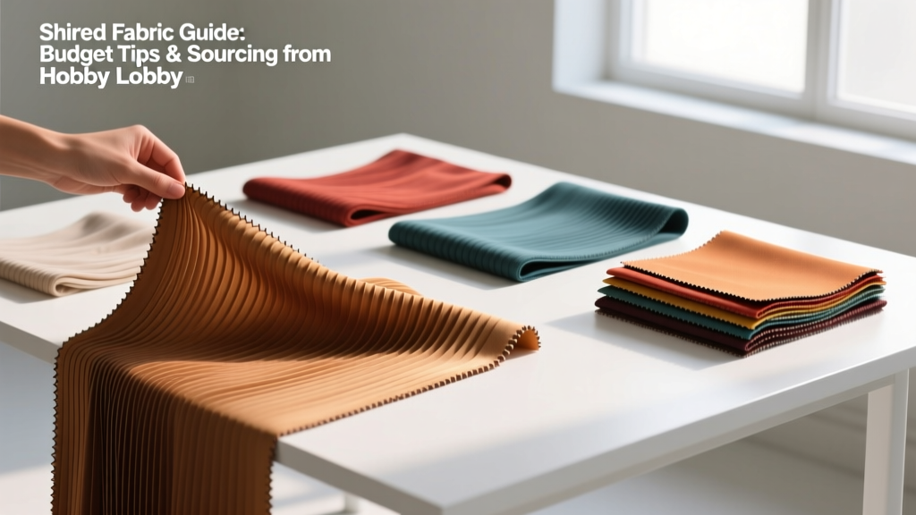 Shirred Fabric Guide: Budget Tips & Sourcing from Hobby Lobby