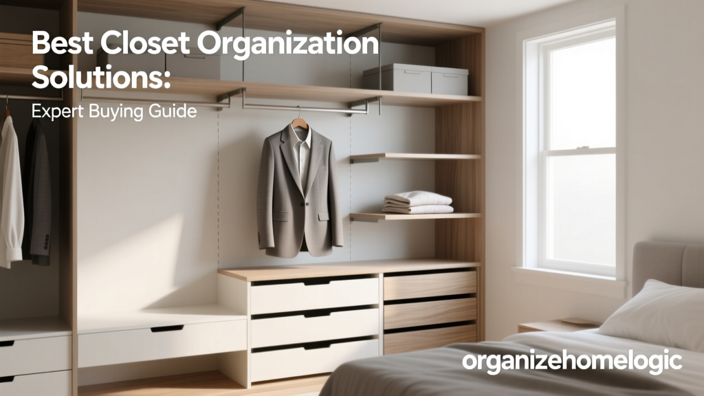 Best Closet Organization Solutions: Expert Buying Guide