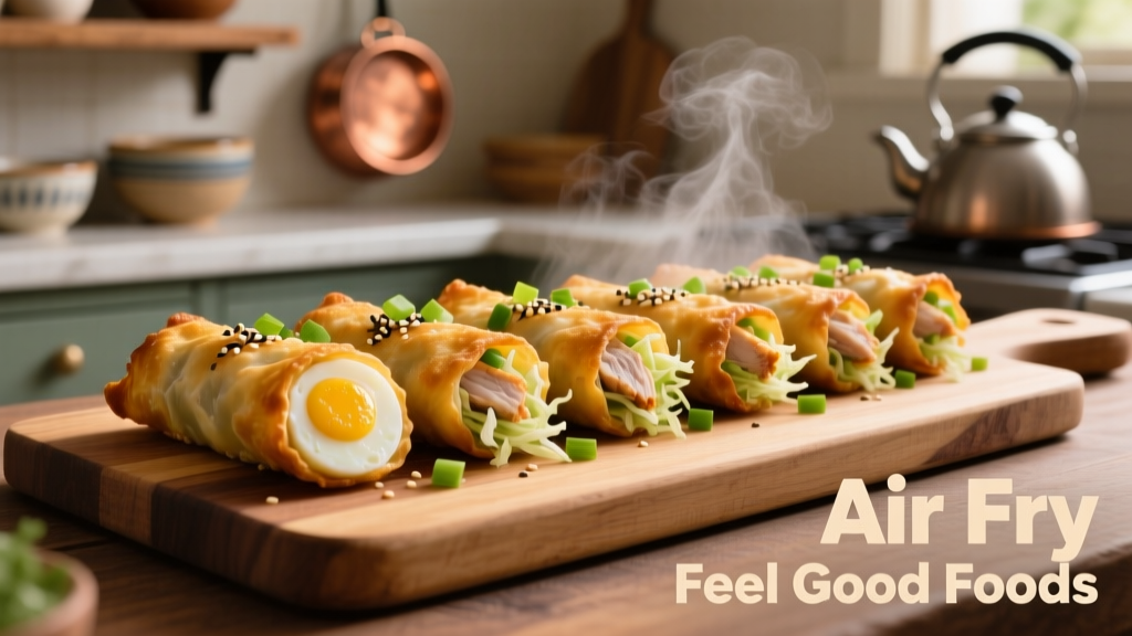 Air Fry Feel Good Foods Chicken Egg Rolls Perfectly