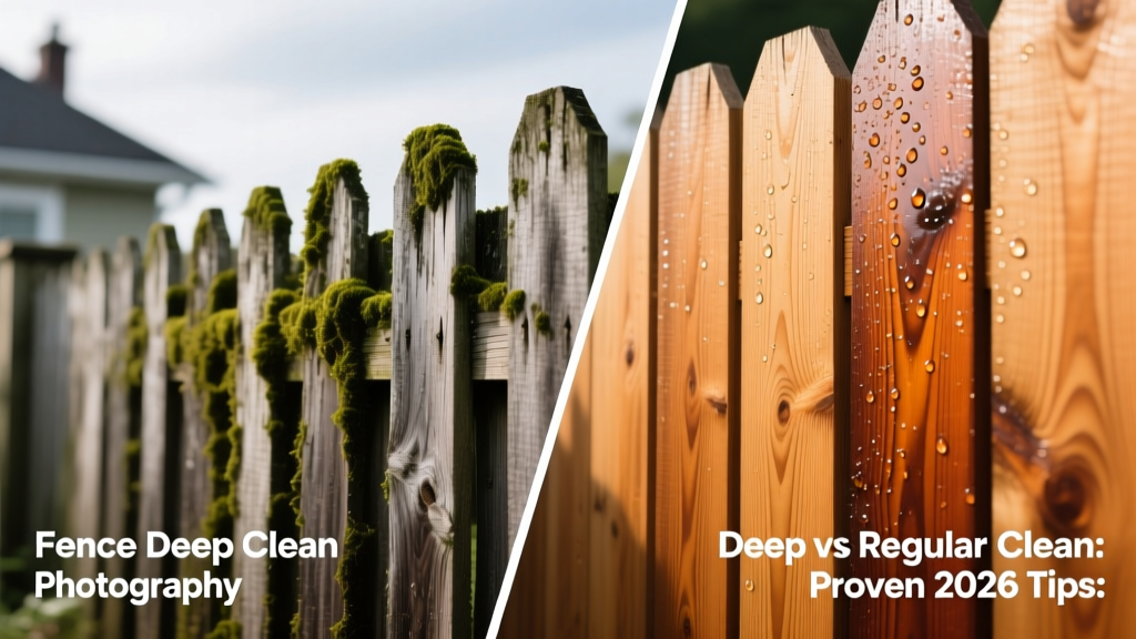 Fence Deep Clean vs Regular Clean: Proven 2026 Tips