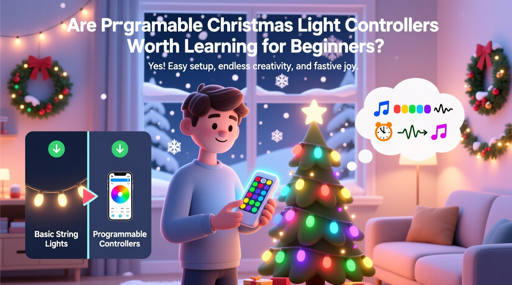 programmable christmas light controllers are they worth learning for beginners