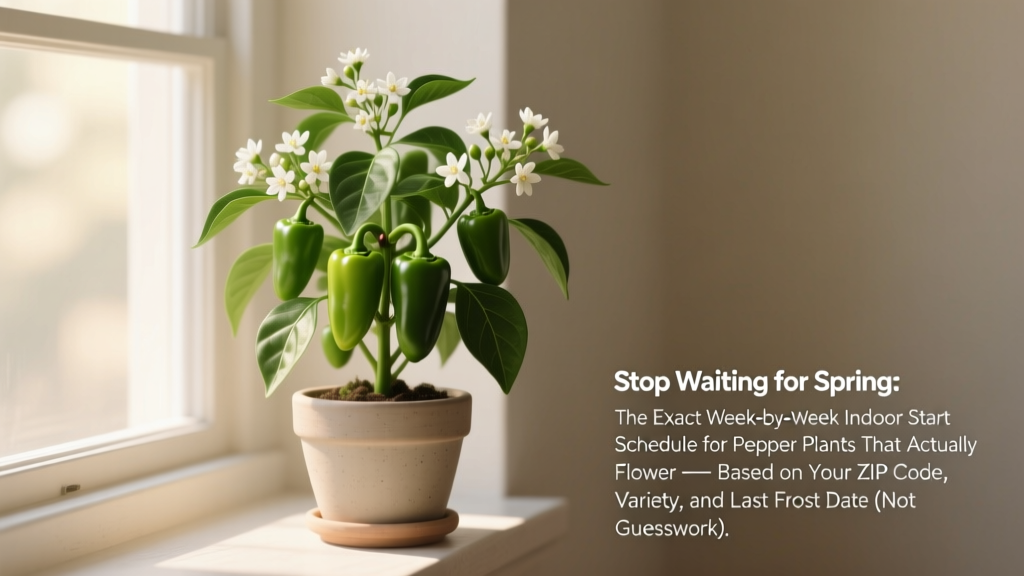 Pepper Plant Indoor Start Schedule: ZIP-Based (2026)