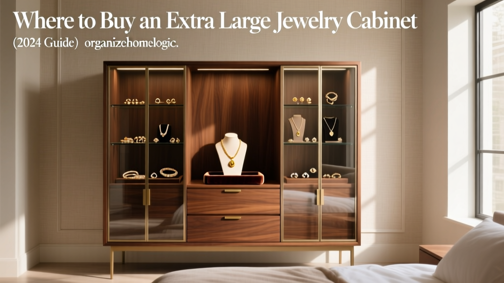 Where to Buy an Extra Large Jewelry Cabinet (2024 Guide)