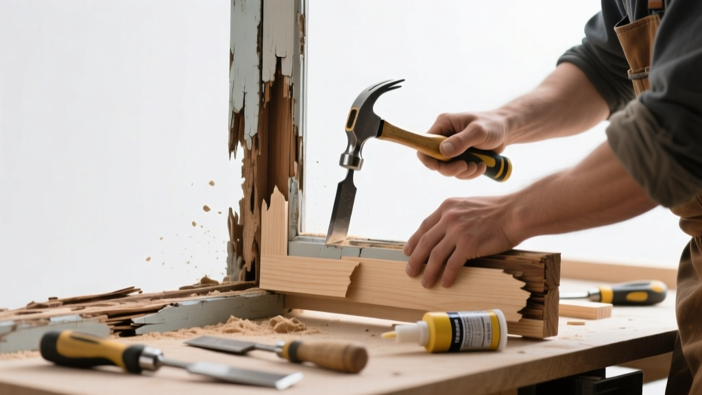 Fixing Rotting Window Frames That Stick or Won’t Close
