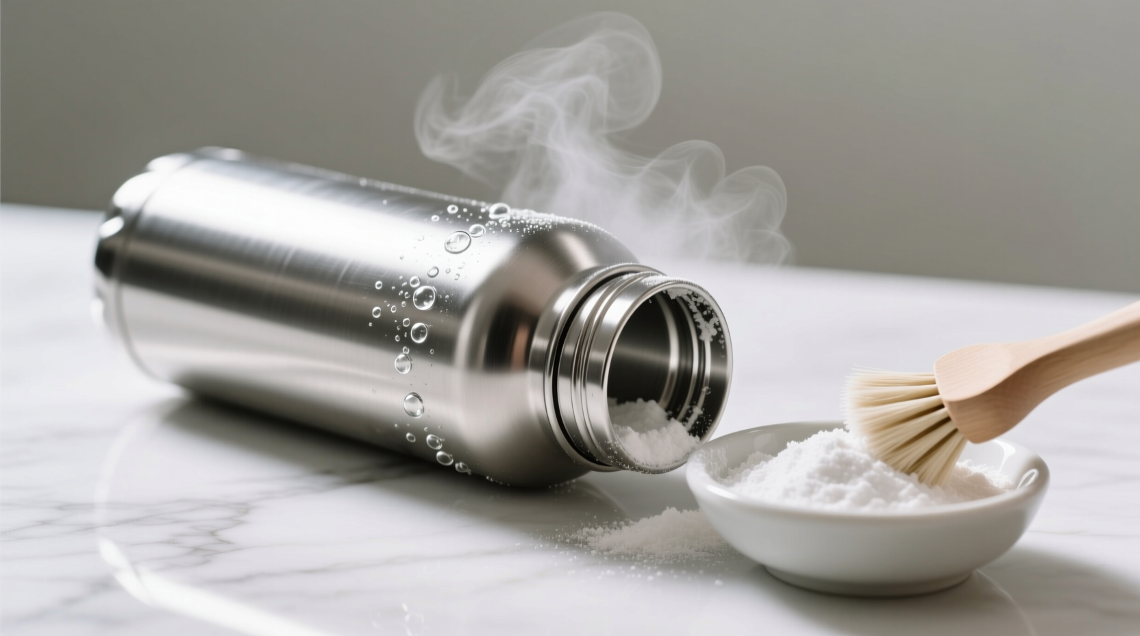 eco friendly cleaning tips baking soda for stainless steel bottles