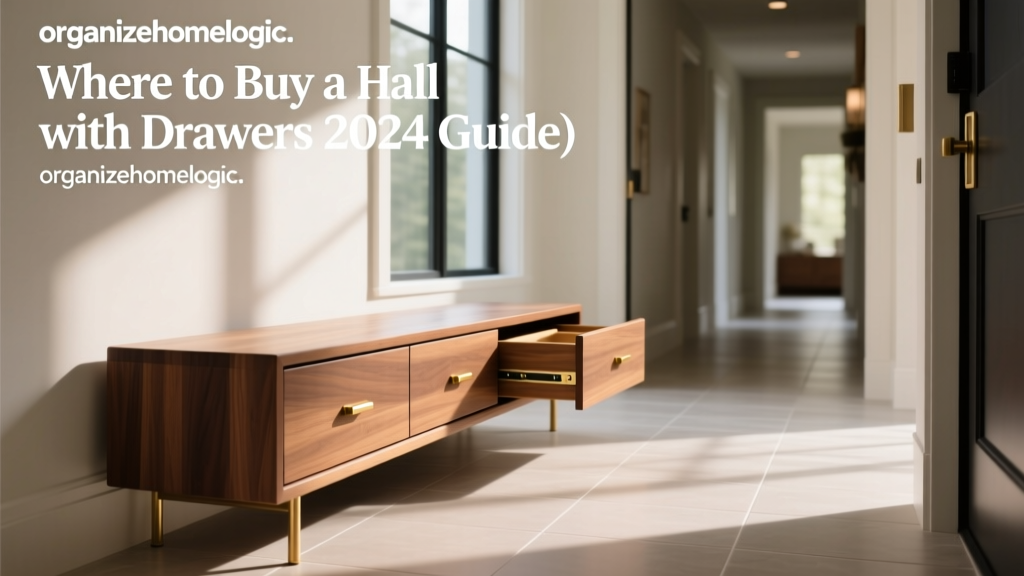 Where to Buy a Hall Bench with Drawers (2024 Guide)