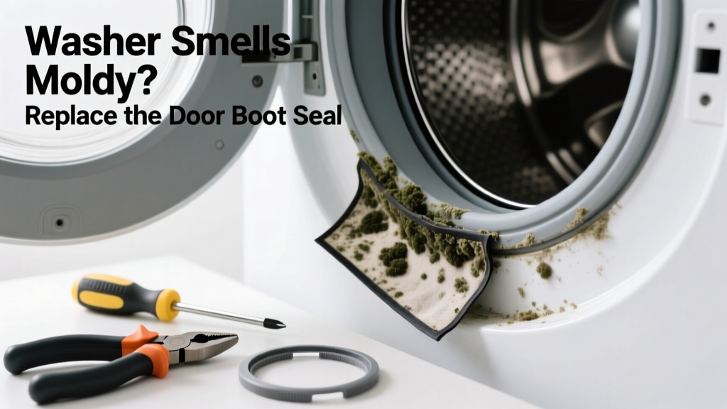 Washer Smells Moldy? Replace the Door Boot Seal