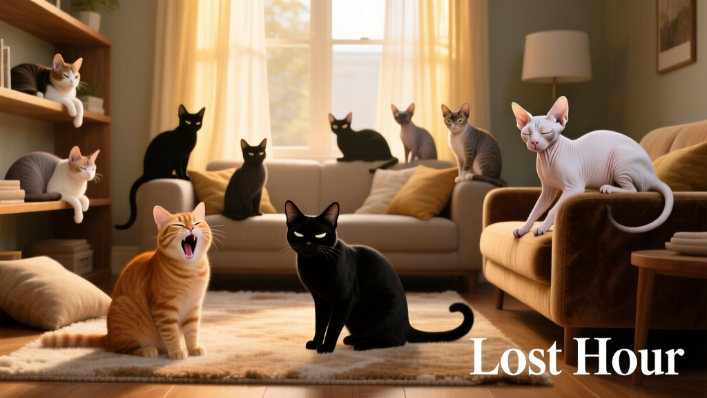 These 12 Cats Are Really Not Happy About Losing an Hour of Sleep