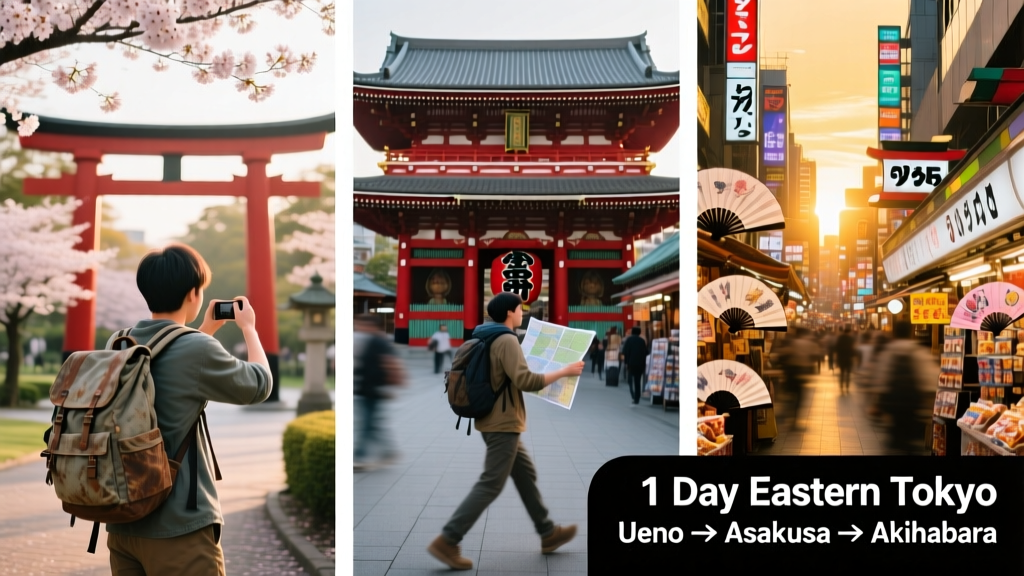 1-Day Eastern Tokyo Itinerary: Ueno, Asakusa & Akihabara on a Budget