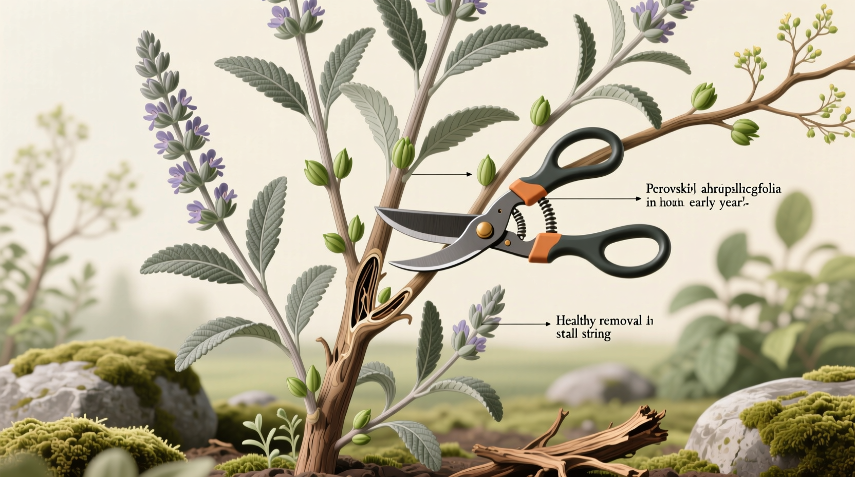 how to prune russian sage