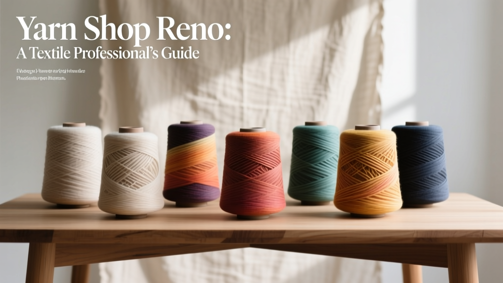 Yarn Shop Reno: A Textile Professional’s Guide