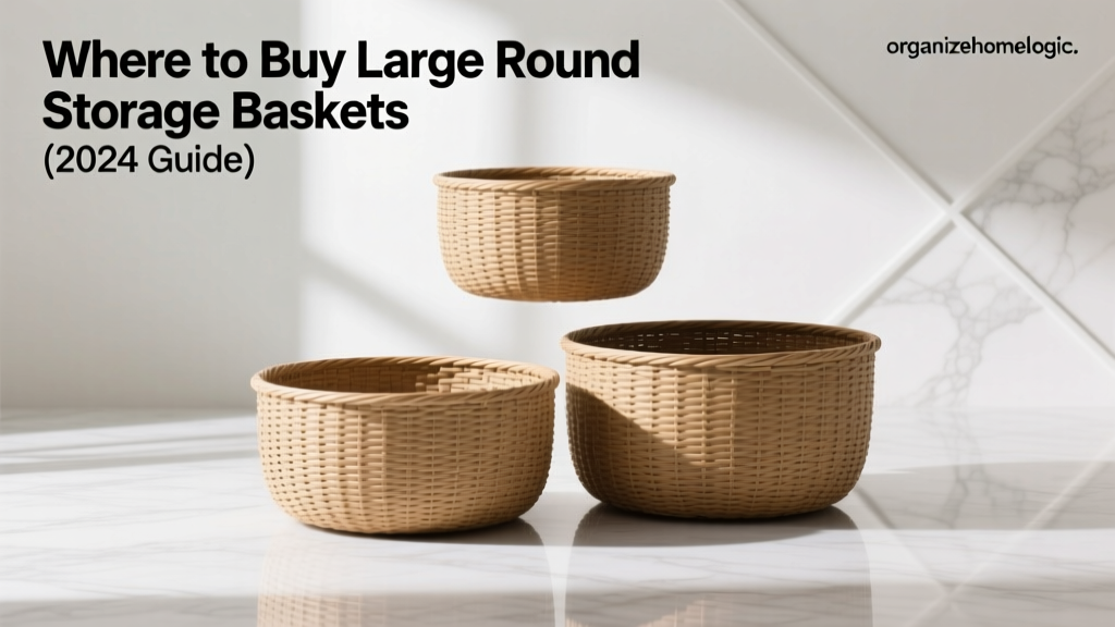 Where to Buy Large Round Storage Baskets (2024 Guide)