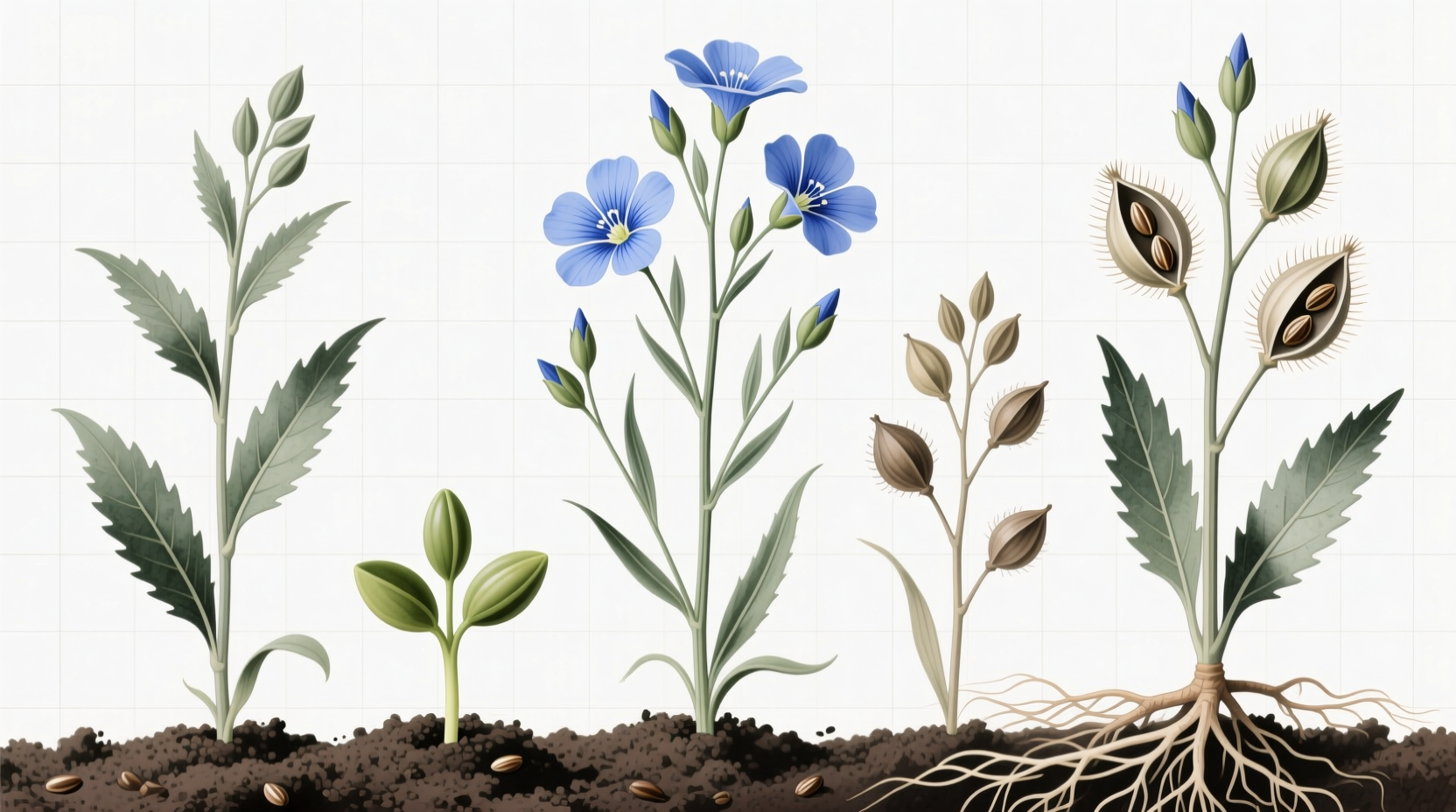 how to grow flax plants