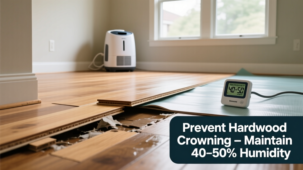 How to Prevent Hardwood Floor Crowning in Humid Climates