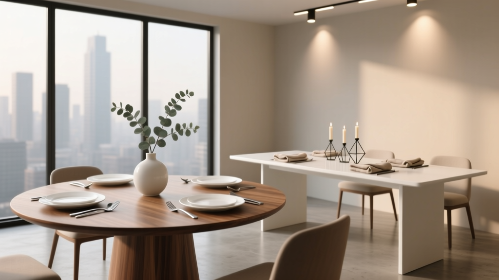 Round Vs Rectangular Dining Tables Which Fits Your Space
