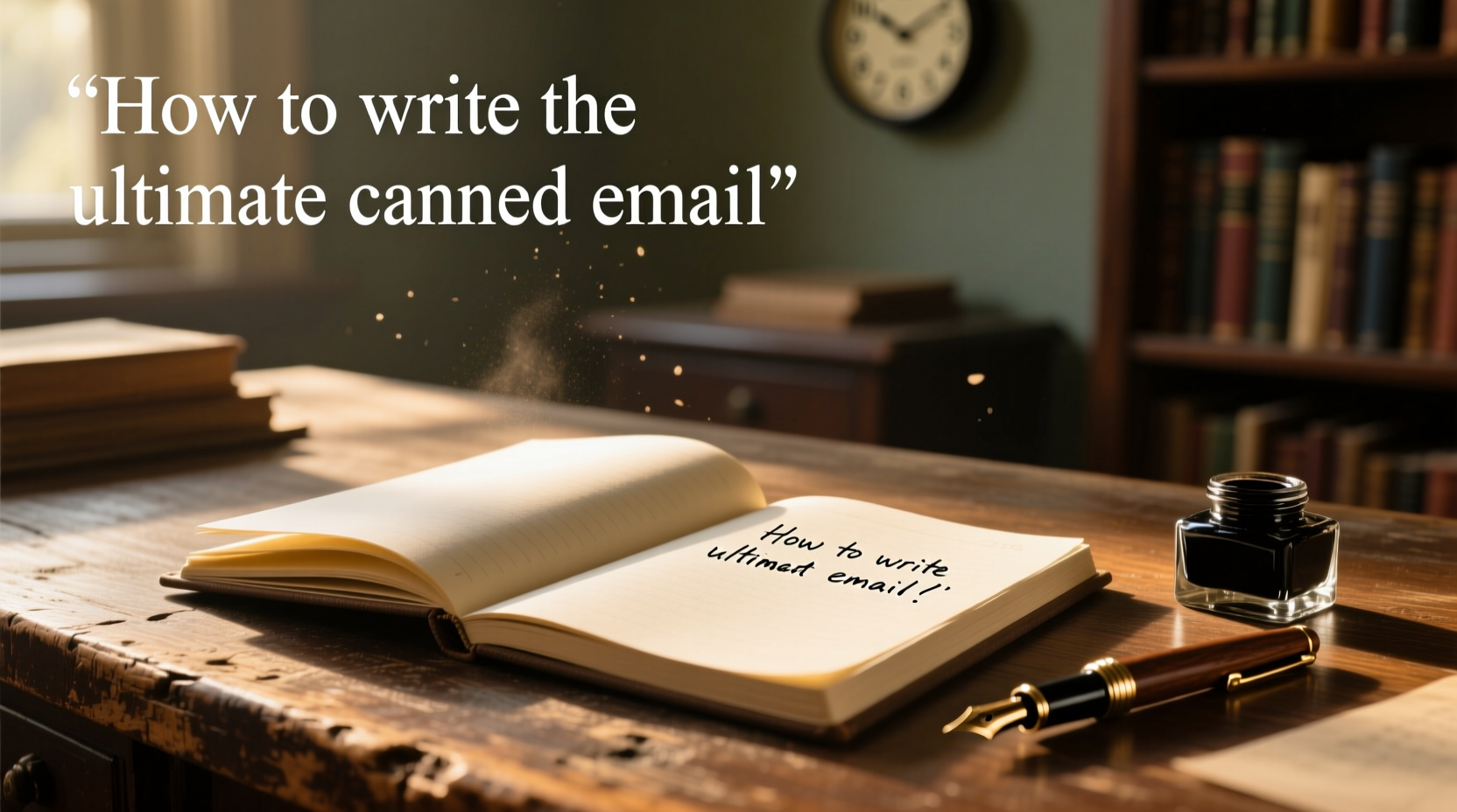 how to write the ultimate canned email