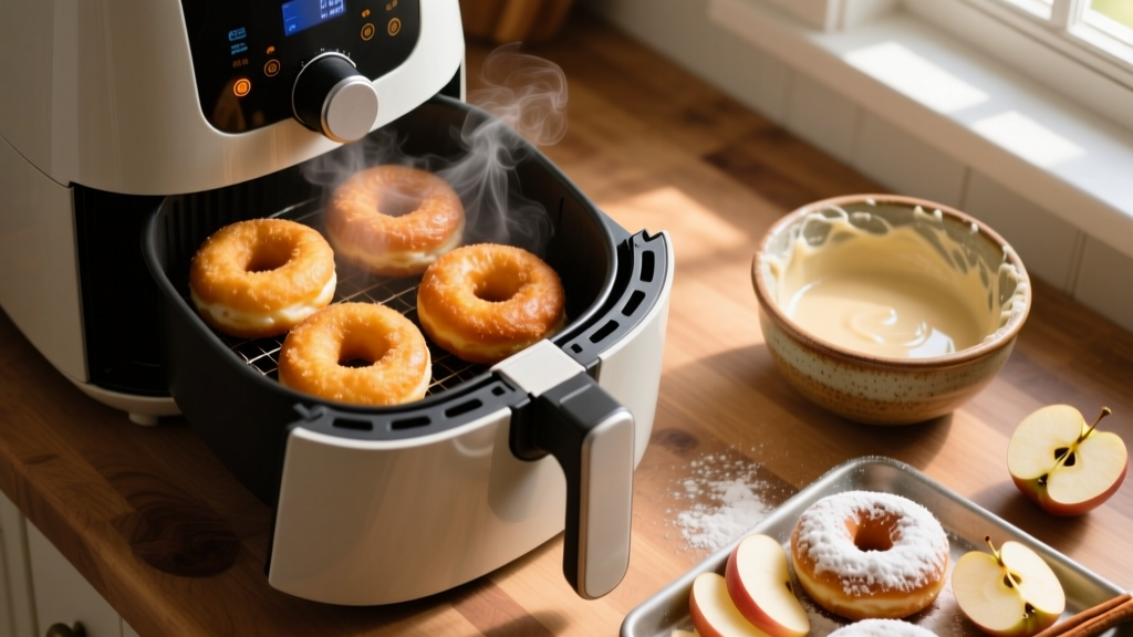 Air Fryer Apple Fritter Donuts: Crispy & Light