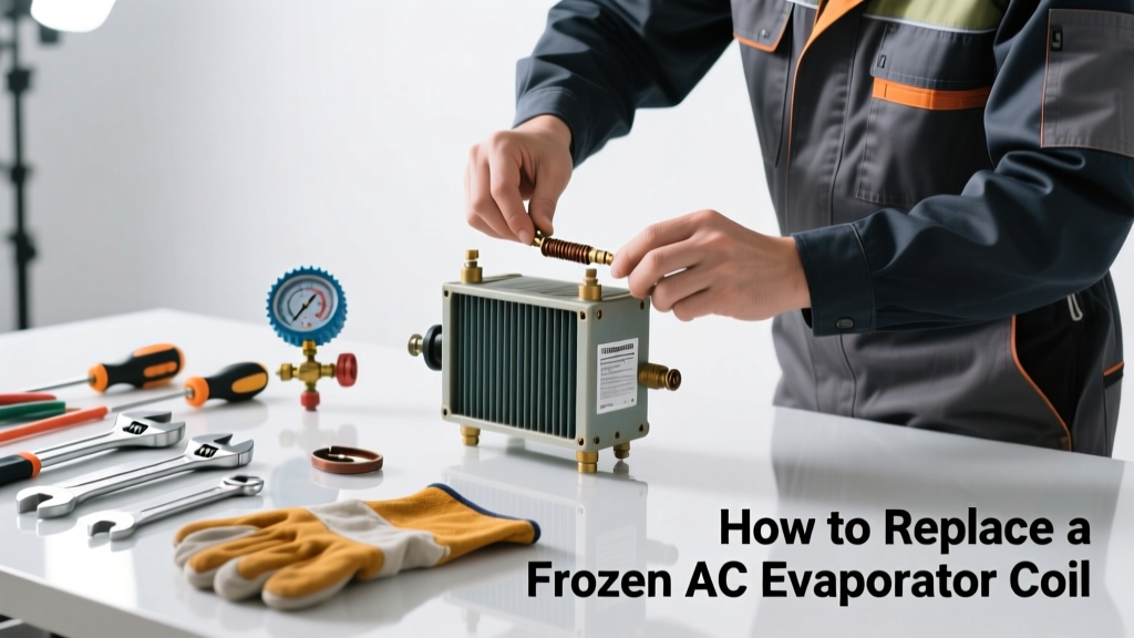 How to Replace a Frozen AC Evaporator Coil