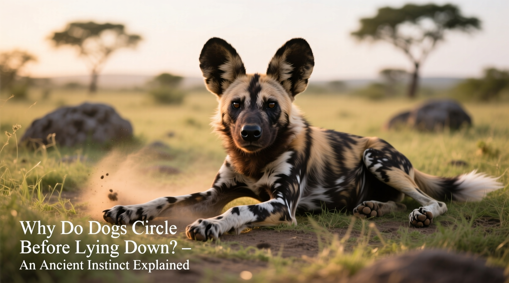 why do dogs circle before lying down the ancient behavior explained