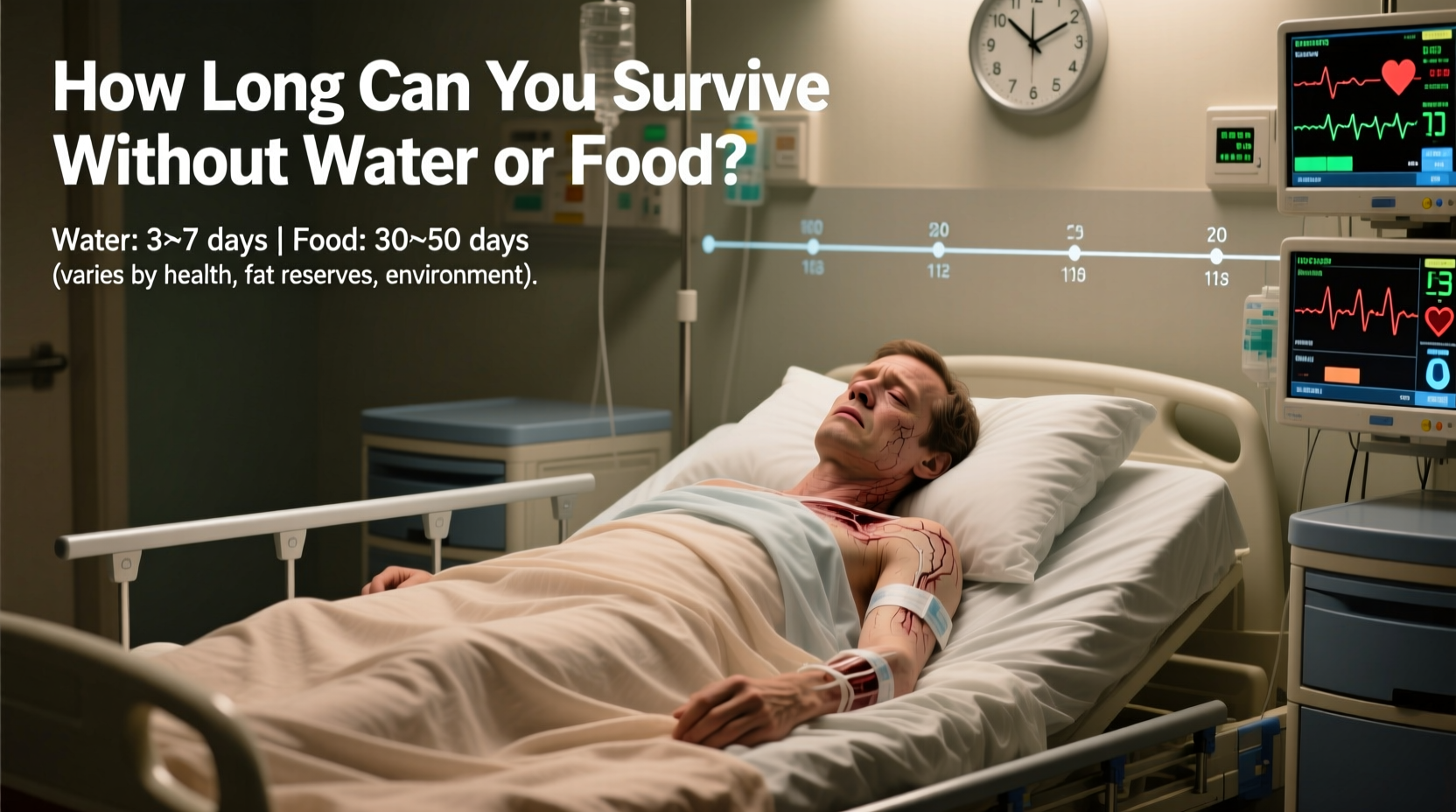 Human Survival Limits: Water vs Food Deprivation Timelines
