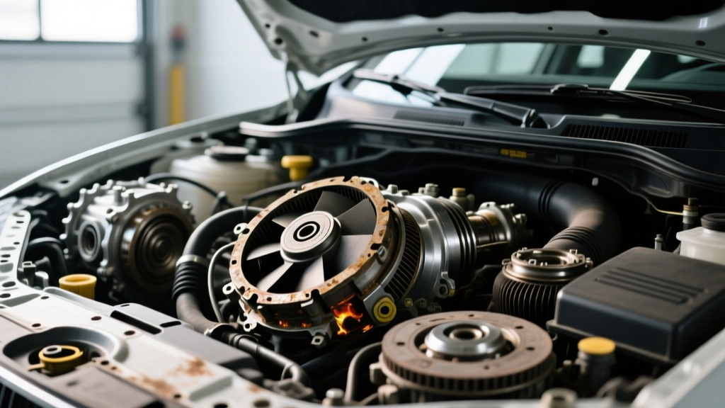 Intermittent Clutch Problems Diagnosis: Car Fan Clutch Drag