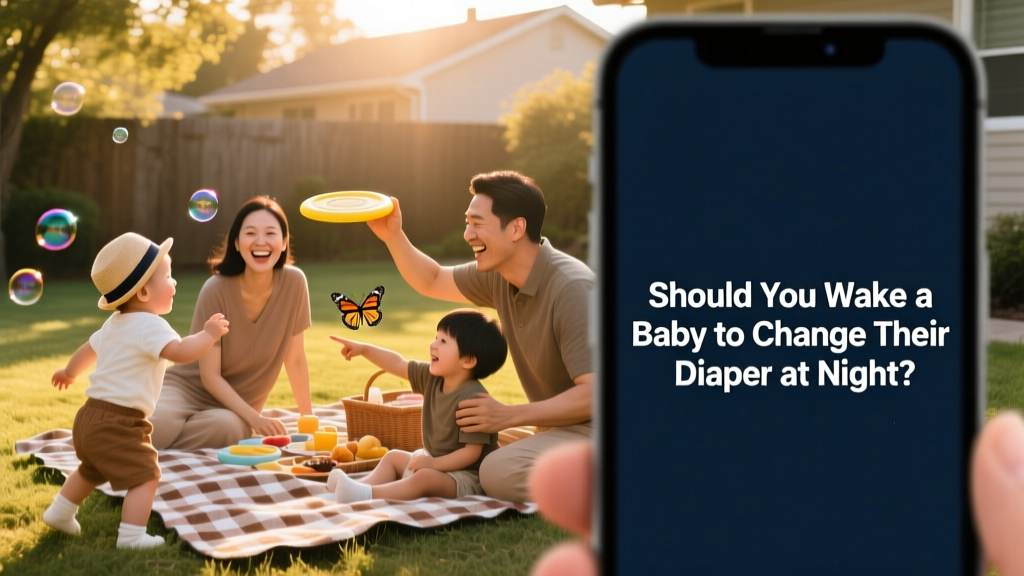 Should You Wake a Baby to Change Their Diaper at Night? Evidence-Based Guidance for Sleep, Skin Health, and Parental Well-Being