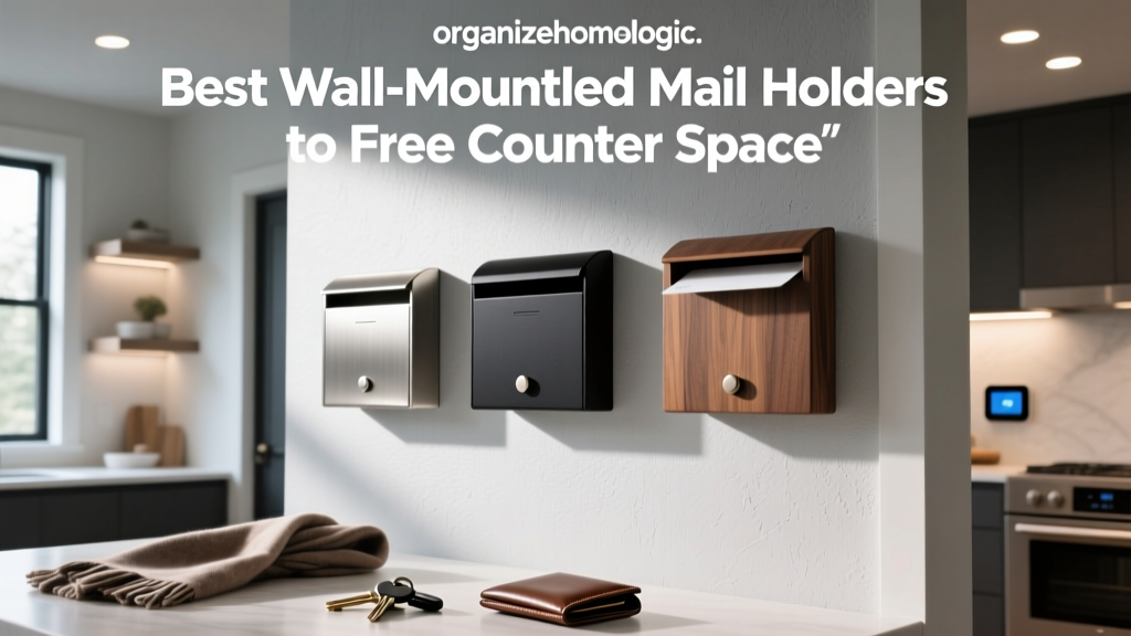 Best Wall-Mounted Mail Holders to Free Counter Space