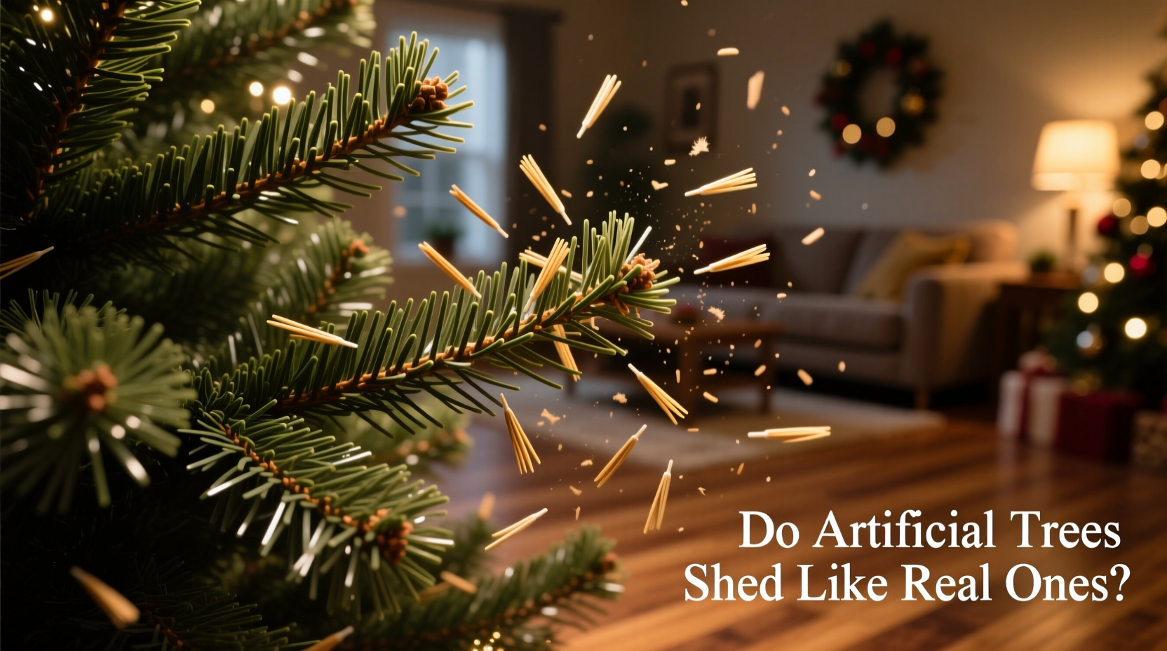 why do some artificial trees shed fake needles like real ones