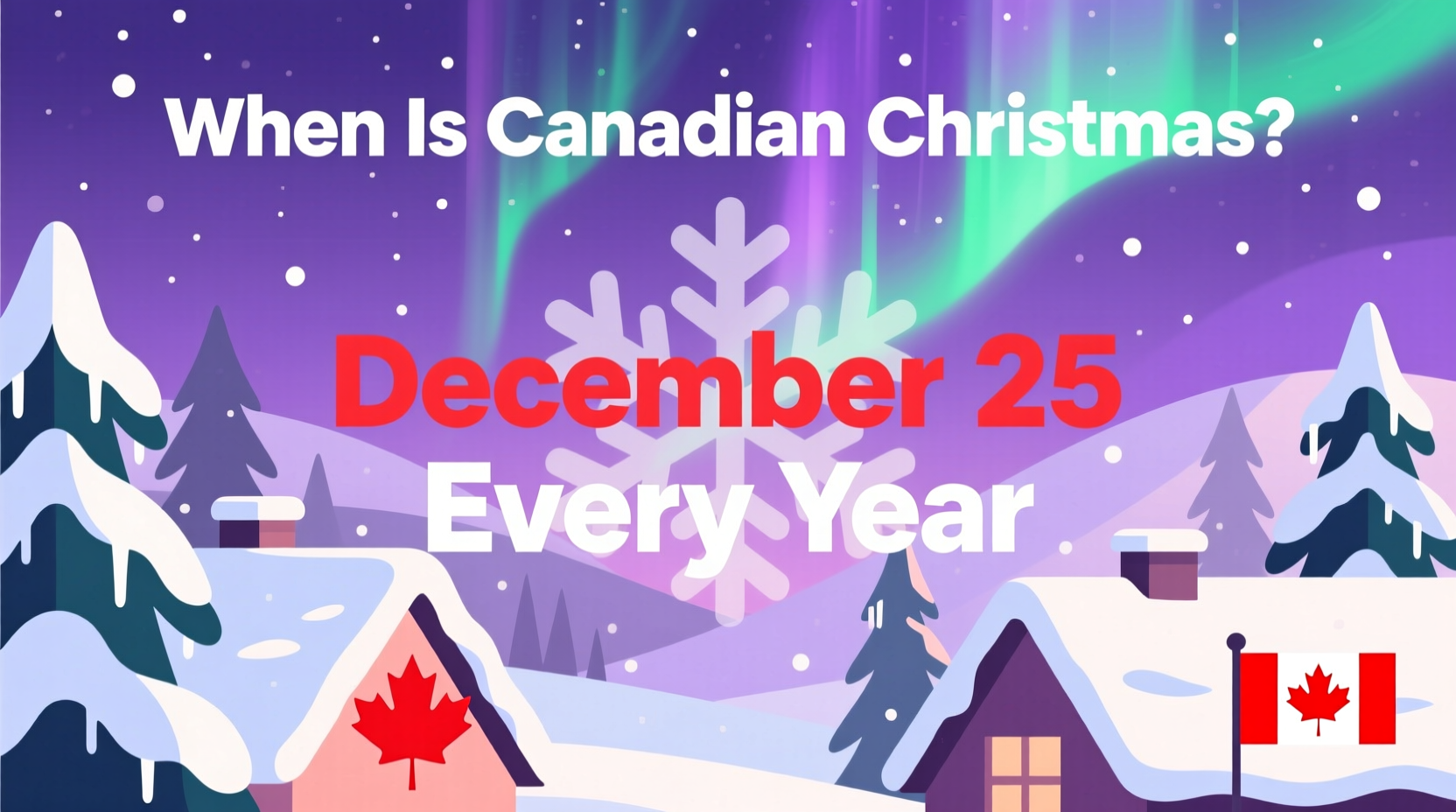 when is the canadian christmas